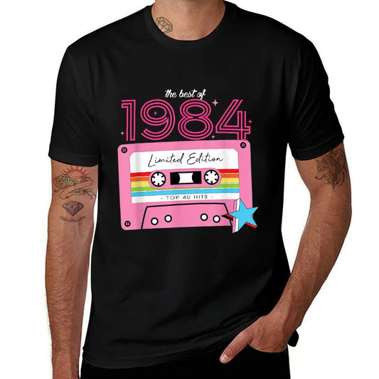 Vintage 40th Birthday 40 Years Old Cassette Tape Women Girls  Affordable Price T-Shirt
