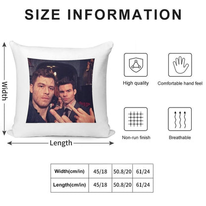 Klaus And Elijah Mikaelson Soft Style Accent Throw Pillow