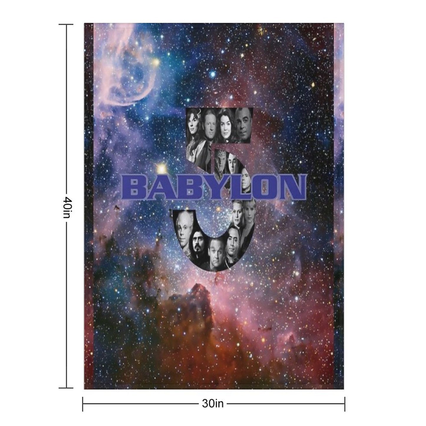 Babylon 5 Shrink-resistant Throw Blanket