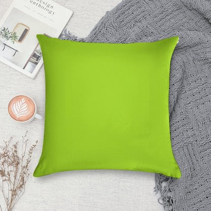 Lime Green Soft Multiple Sizes Throw Pillow
