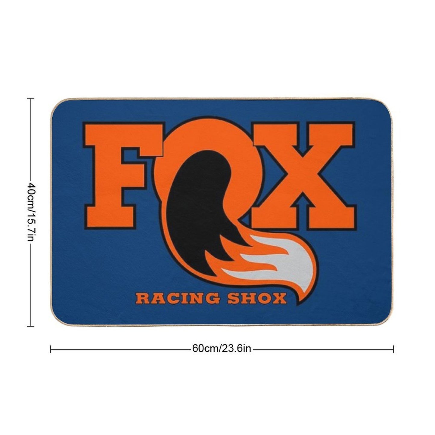 Fox Racing Shox - Orange  Anti-Trip Bath Mat