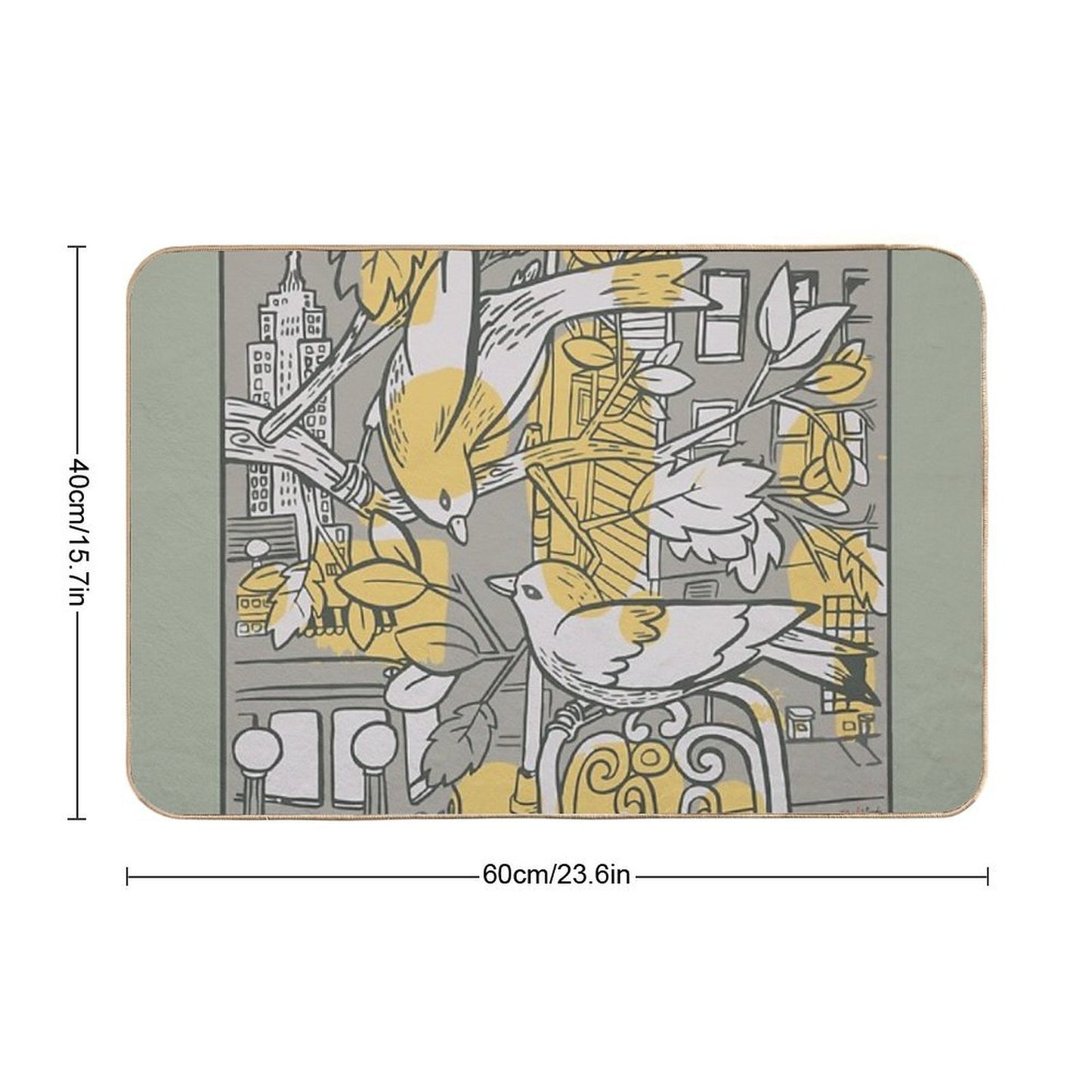 It's Nice To Be Home  Dirt-Trapping Bath Mat