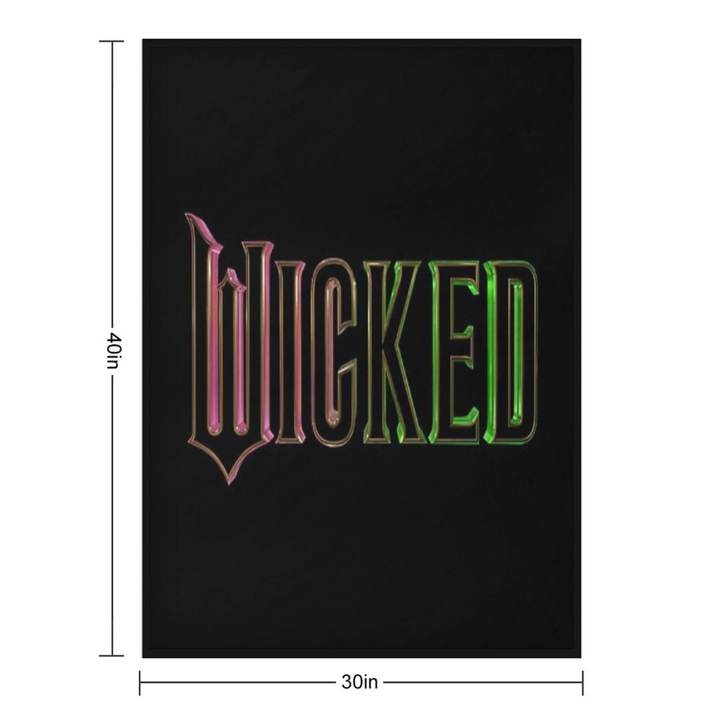 Wicked Velvety-soft Throw Blanket