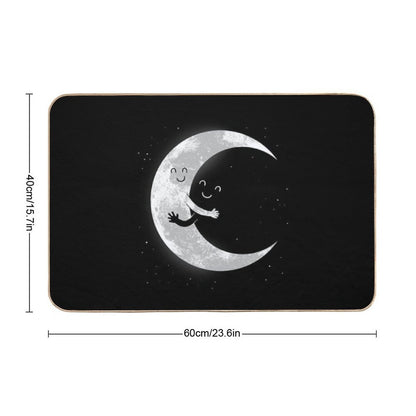 Moon Hug  Fade-Resistant Bath Mat