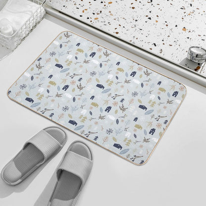 Winter Village  Dirt-Trapping Bath Mat
