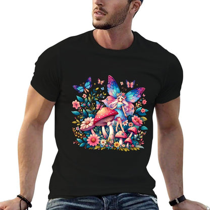 Enchanted Forest Fairy Fantasy Mystical Floral  Butterfly  Versatile T-Shirt