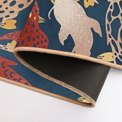 Kyoto Koi Fish Pattern  Eco-Friendly Bath Mat