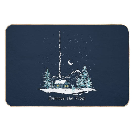Embrace The Frost  Eco-Friendly Bath Mat