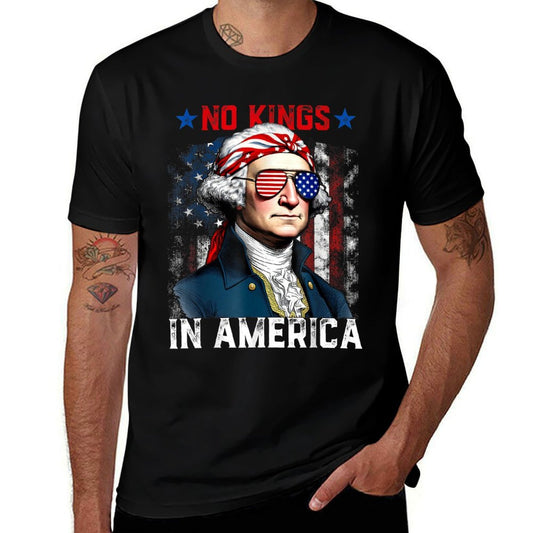 No Kings In America Since 1776 USA 4th Of July  Slim-fit Cut T-Shirt