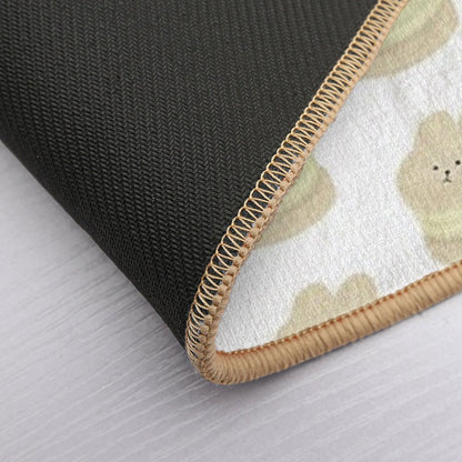 Vanilla Bunny Fatcaron  Fade-Resistant Bath Mat
