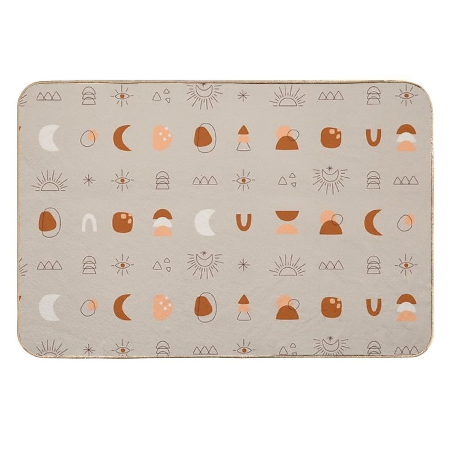 Boho Llama  Pet-Safe Bath Mat