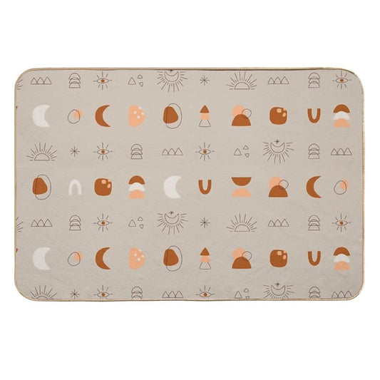 Boho Llama  Pet-Safe Bath Mat