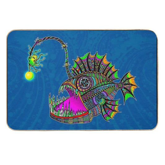 Electric Angler Fish  Multi-Purpose Bath Mat