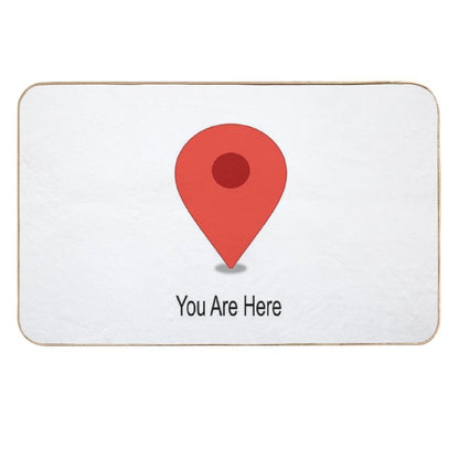 You Are Here  Absorbent Bath Mat