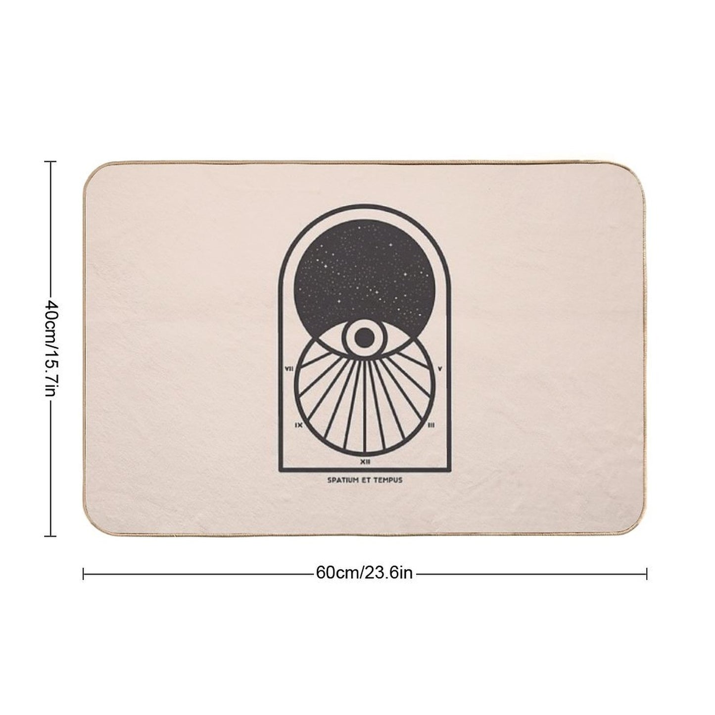 Space And Time  Toxin-Free Bath Mat