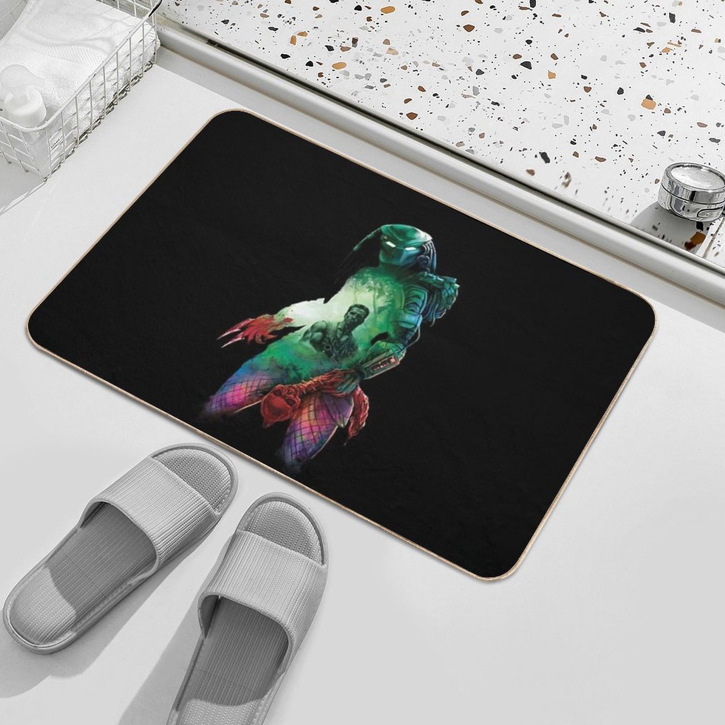 Hunter's Game- Predator  Repositionable Bath Mat