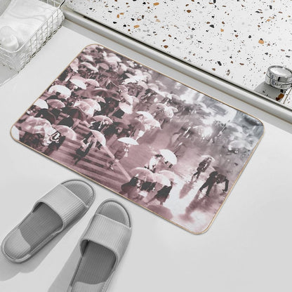 Rainy Day in Shibuya  Toxin-Free Bath Mat