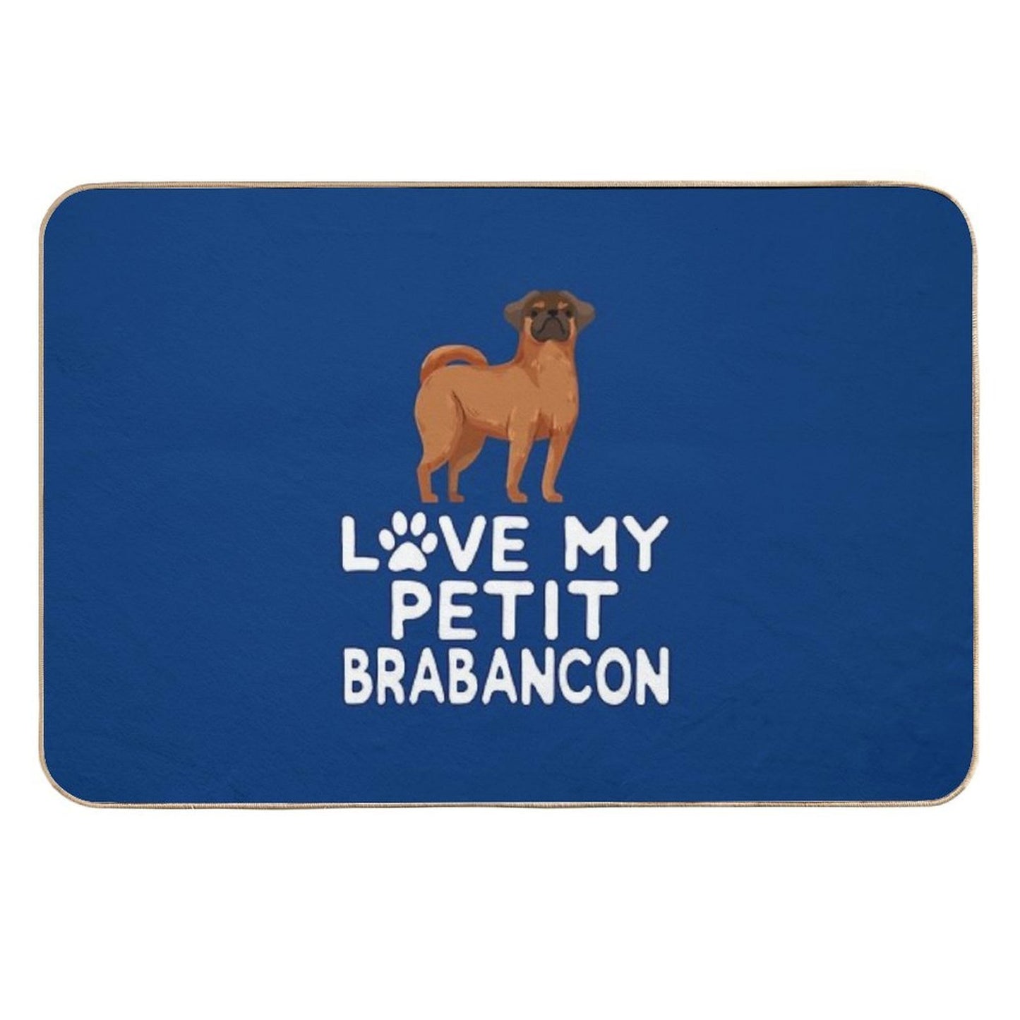 Love My Petit Brabancon  Eco-Friendly Bath Mat