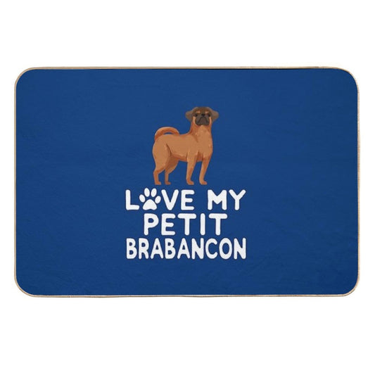 Love My Petit Brabancon  Eco-Friendly Bath Mat