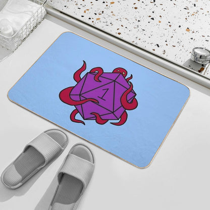 Bad Dice Are Sacrificed To The Kraken  Dirt-Trapping Bath Mat
