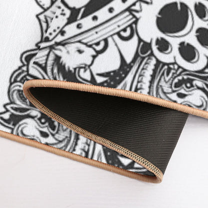 Hipster Mustache Cat  Eco-Friendly Bath Mat