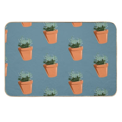 Lilly of The Valley  Eco-Friendly Bath Mat