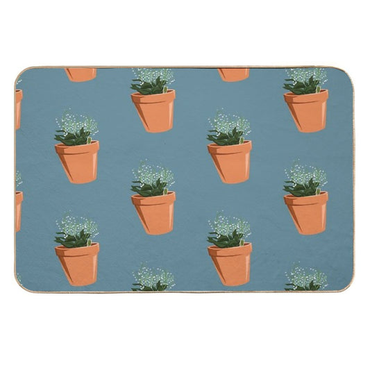 Lilly of The Valley  Eco-Friendly Bath Mat