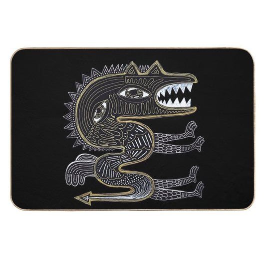 Decorative Surreal Dragon  Versatile Bath Mat