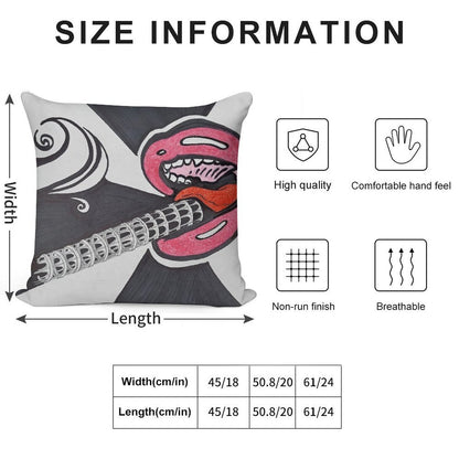 Mouth An Cig Soft Style Accent Throw Pillow