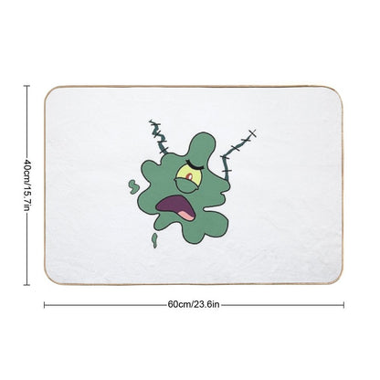 Squished Plankton  Stain-Proof Bath Mat