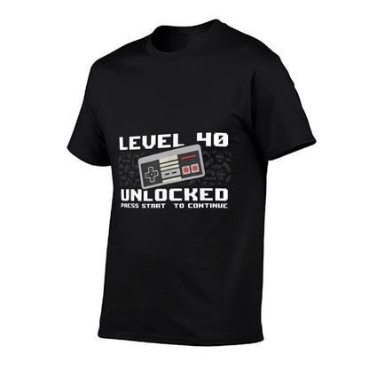 1983 40th Birthday Level 40 Unlocked 40 Year Old Gamer  Quick-drying T-Shirt