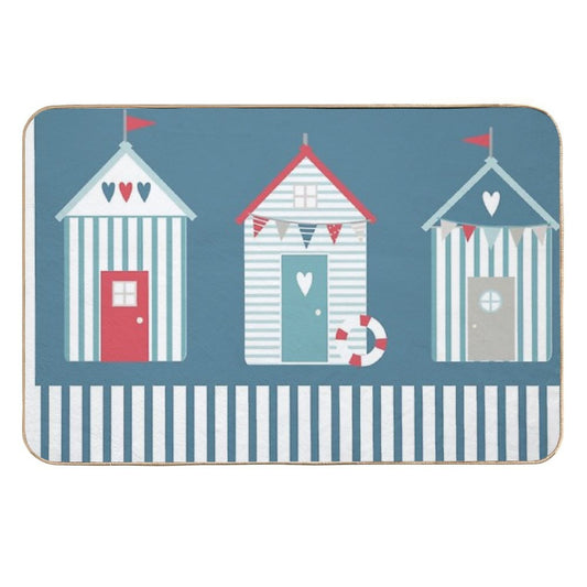 By The Sea Beach Huts  Stain-Proof Bath Mat