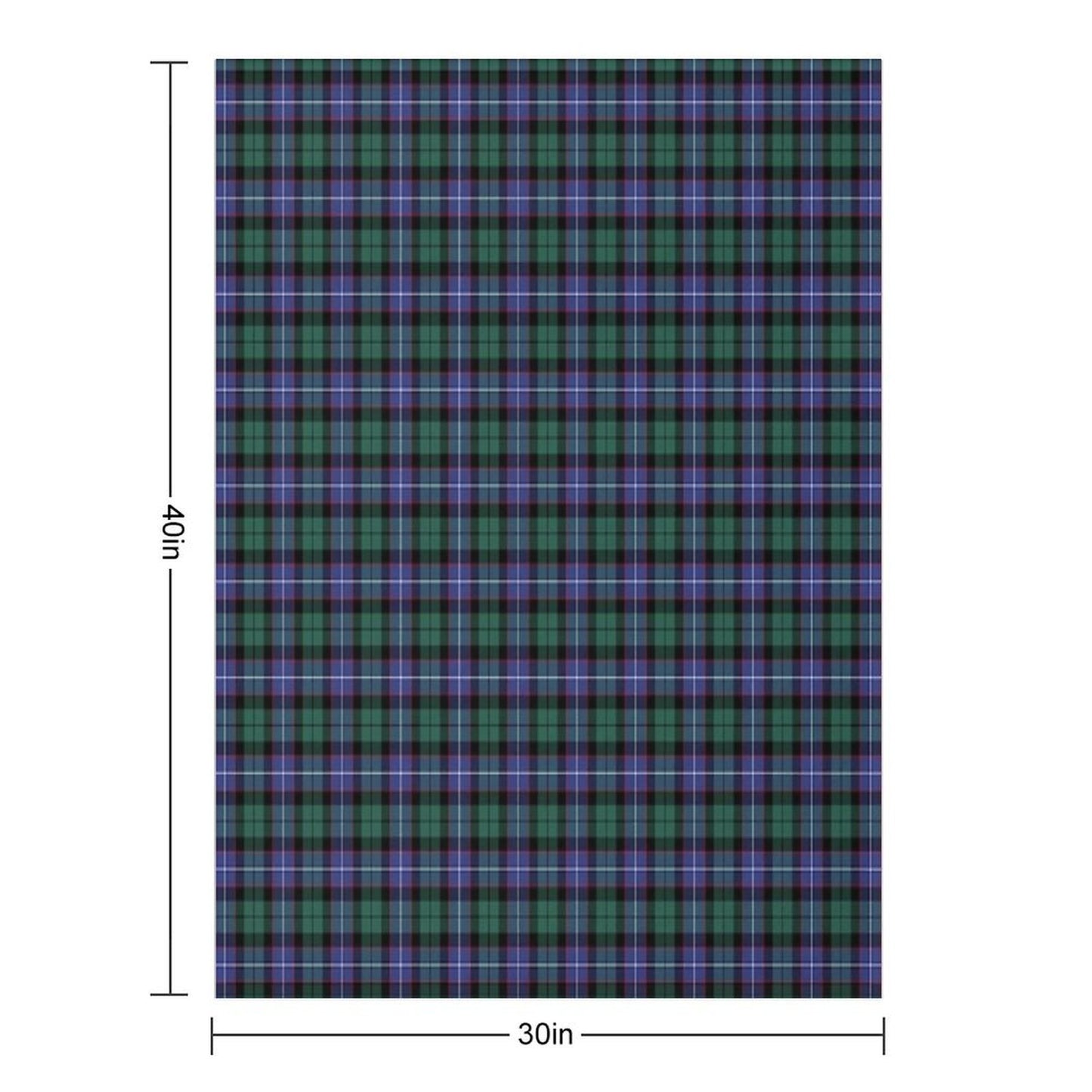 Clan Mitchell Tartan Multi-functional Throw Blanket