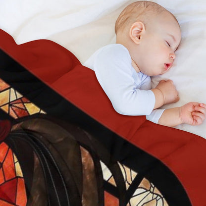 Stained Glass Tifa Comfort Throw Blanket