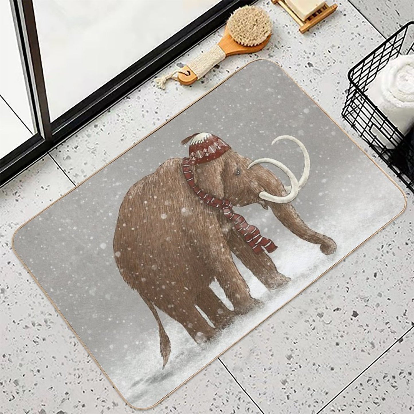 The Ice Age Sucked  Easy Maintenance Bath Mat