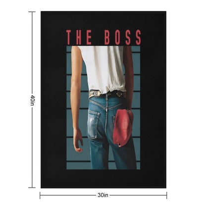 The Boss Springsteen - Bruce Springsteen Compact Throw Blanket