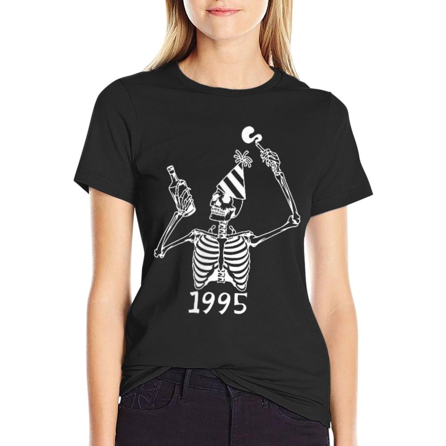 Death To My Twenties 30th Birthday Skeleton Dirty In Thirty  Eco-friendly Material T-Shirt