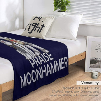 Praise Moonhammer! Gift-ready Throw Blanket