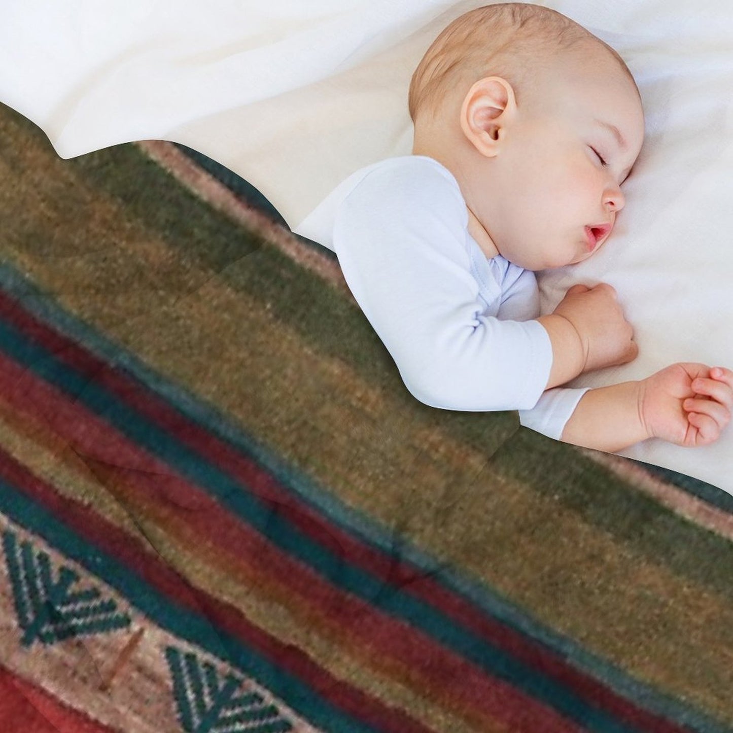 Bohemian Pattern Easy Care Throw Blanket