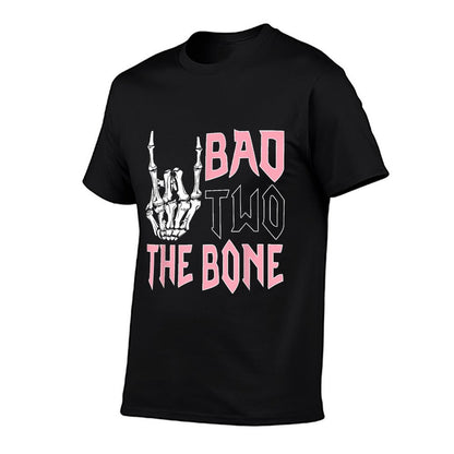 Bad Two The Bone Birthday 2 Years Old Birthday  Trendy Pattern T-Shirt