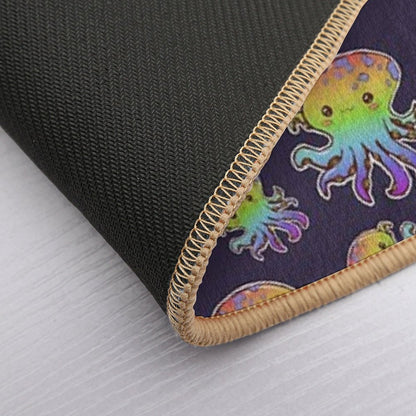 Cute Octopuses  Fade-Resistant Bath Mat