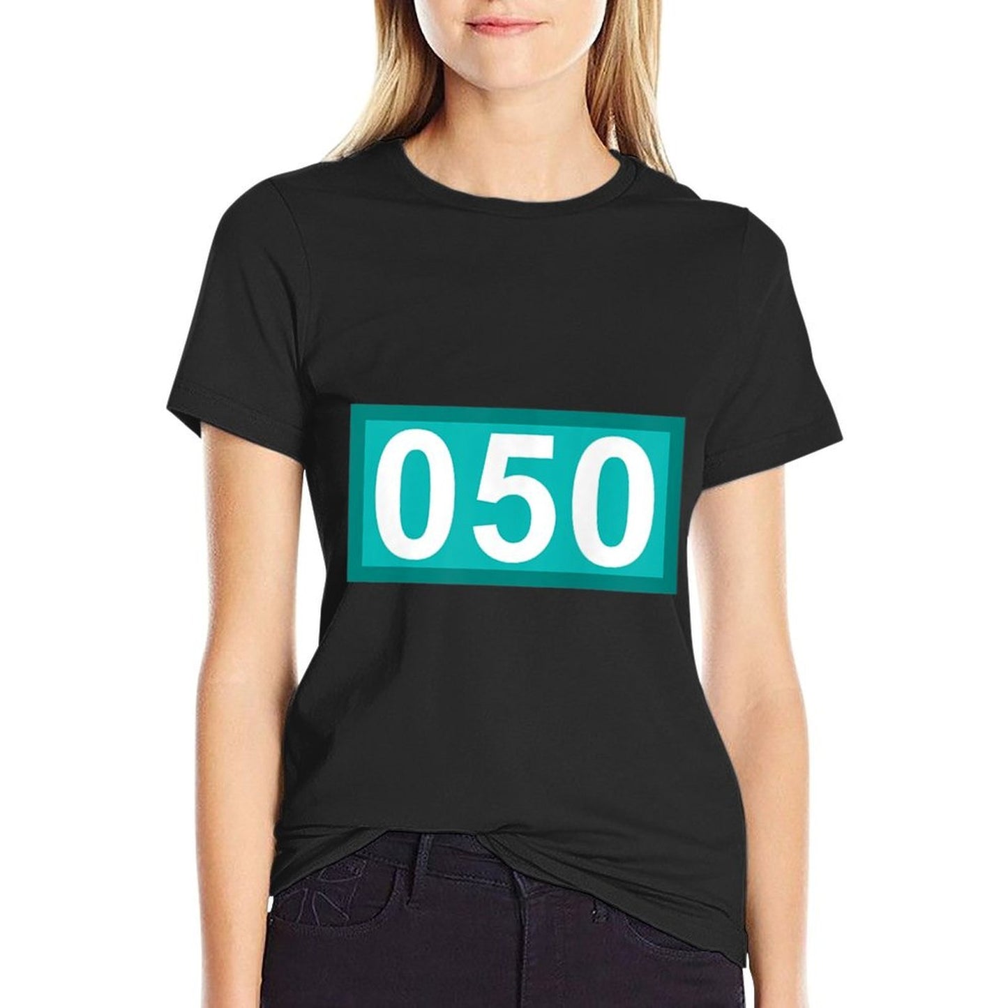 Funny 50 Year Old Gifts Number 050 Patch 50th Birthday Bday  Versatile T-Shirt