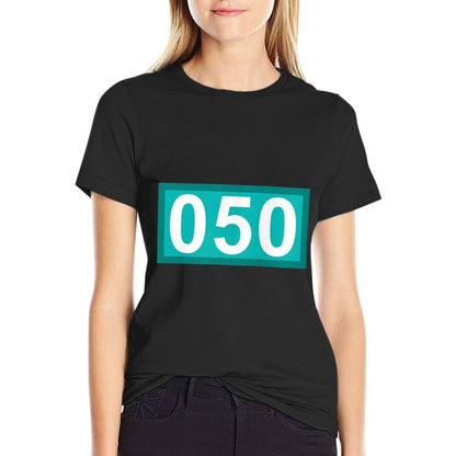 Funny 50 Year Old Gifts Number 050 Patch 50th Birthday Bday  Versatile T-Shirt