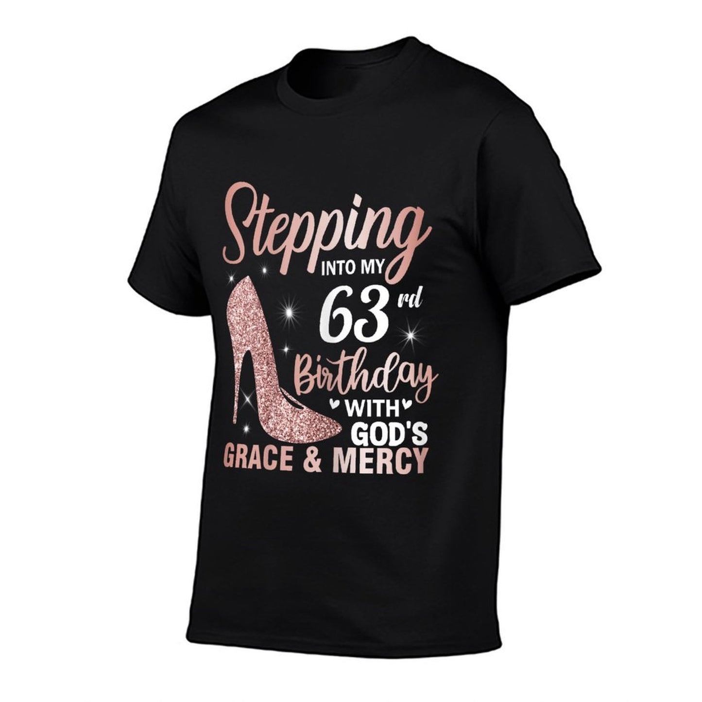 Stepping Into My 63rd Birthday Women 63 Year Old Bday  Graphic-printed T-Shirt