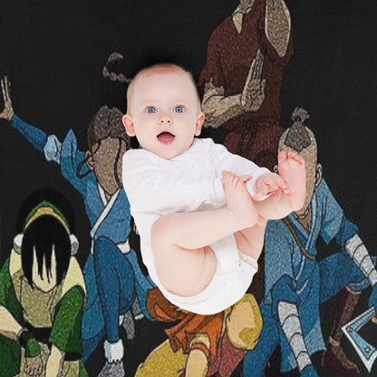 Avatar The Last Airbender Group Premium Throw Blanket