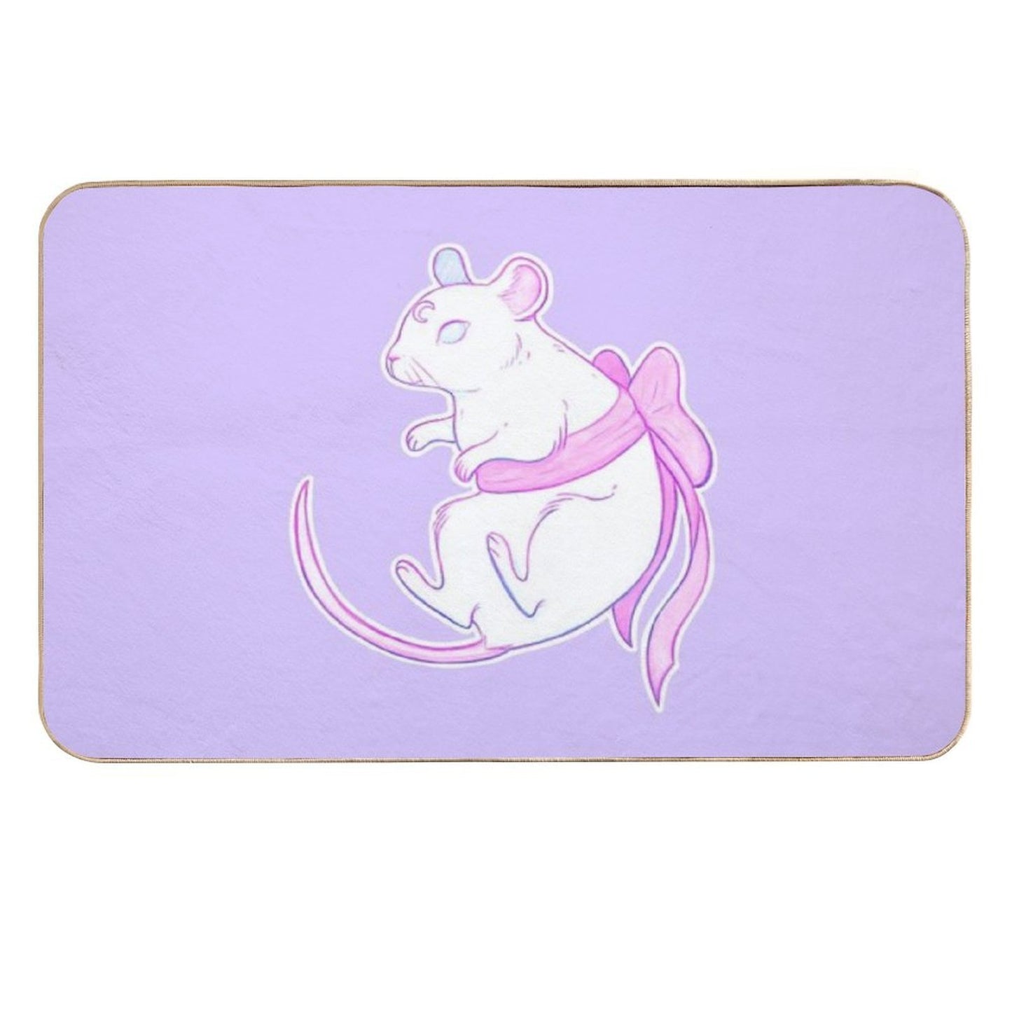 Year of The Mouse  Nikury  Easy Maintenance Bath Mat
