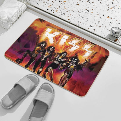 Kiss The Band T Shirt  Pet-Safe Bath Mat