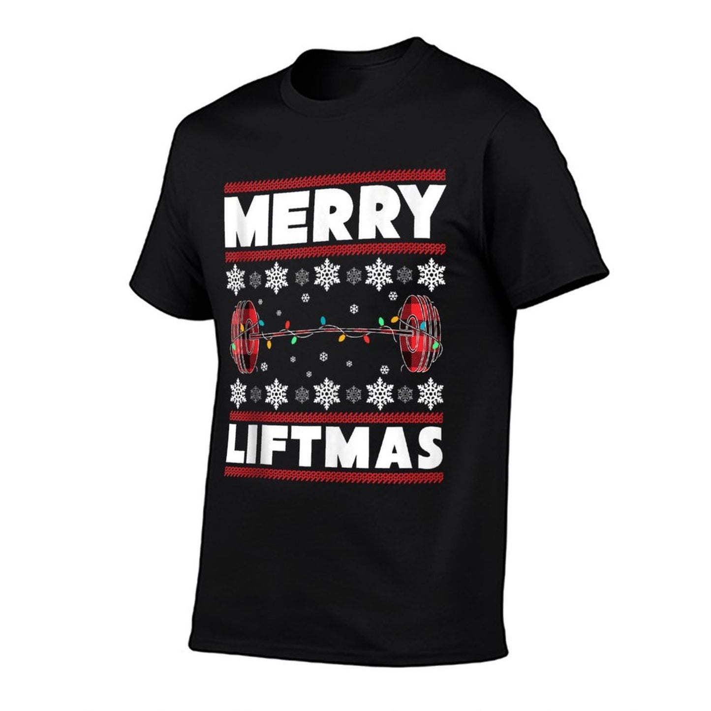 Merry Liftmas Funny Christmas Gym Workout Fitness Gift  Durable T-Shirt