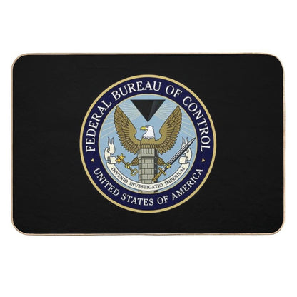 Control™ - Federal Bureau of Control (Logo) [Colored]  Non-Slip Bath Mat