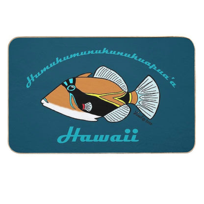 Humuhumu Hawaii  Slip-Resistant Bath Mat